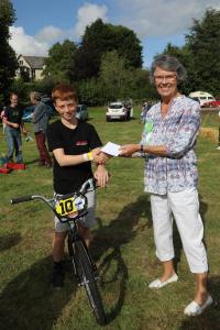 Ben with his cheque